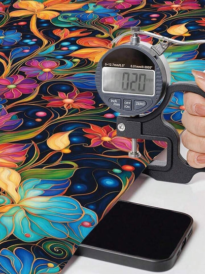 Vibrant Floral Peel & Stick Wallpaper Removable Art Deco Wall Decor – Colourful