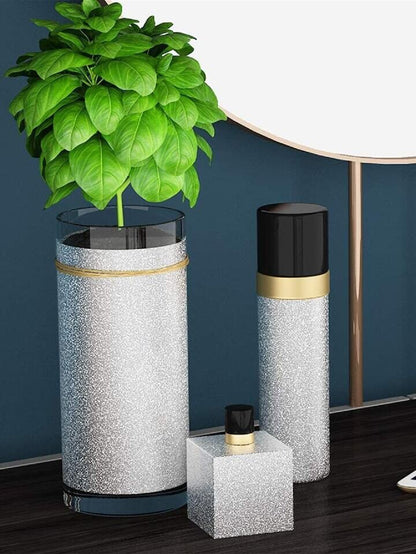 Glitter Look Vinyl Cover Self Adhesive Wrap for Kitchen Worktop & Cupboard