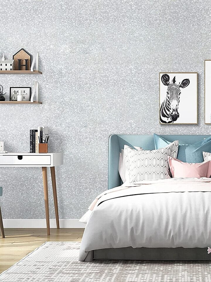 Glitter Look Vinyl Cover Self Adhesive Wrap for Kitchen Worktop & Cupboard