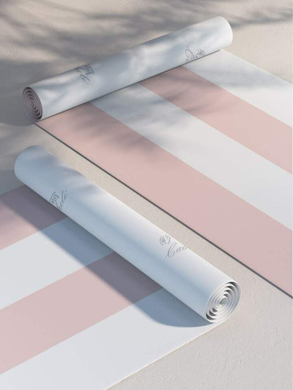 Modern Pink & White Stripe Wallpaper Peel & Stick Self Adhesive Wall Covering
