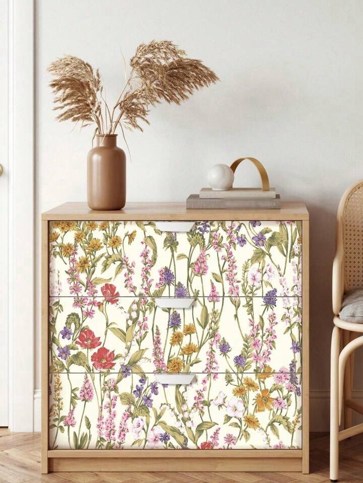Luxury Botanical Peel & Stick Wallpaper Removable Floral Self Adhesive Mural