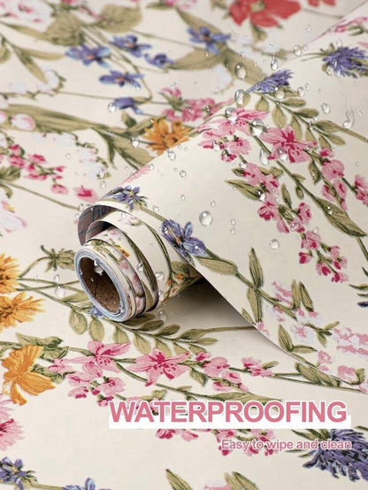 Luxury Botanical Peel & Stick Wallpaper Removable Floral Self Adhesive Mural