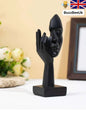 Black Abstract Face Sculpture Resin Modern Art Statue Home Decor Gift