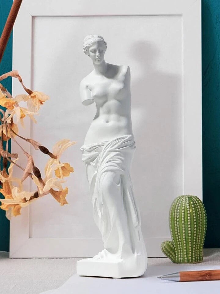 Venus de Milo Statue White Resin Greek Goddess Sculpture Home Art Decor Gift