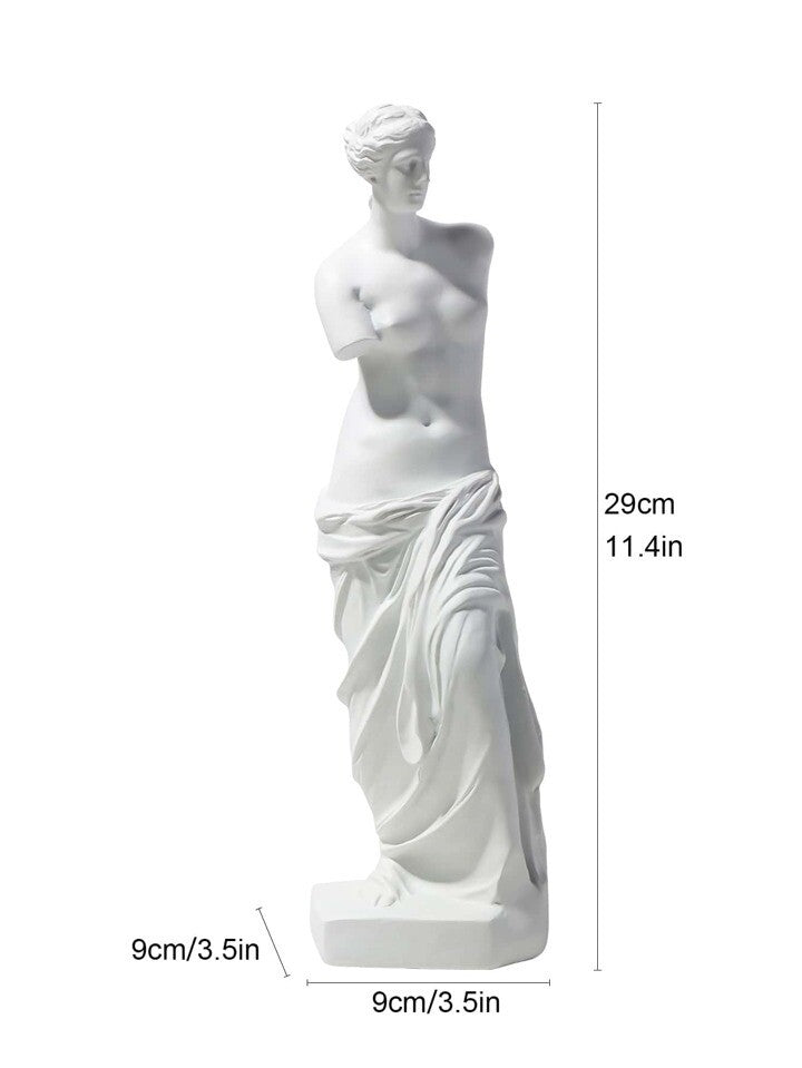 Venus de Milo Statue White Resin Greek Goddess Sculpture Home Art Decor Gift