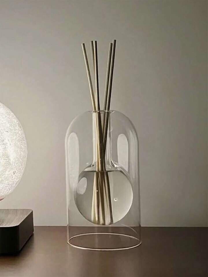 Modern Glass Reed Diffuser Bottle Aromatherapy Fragrance Stick Holder Decor