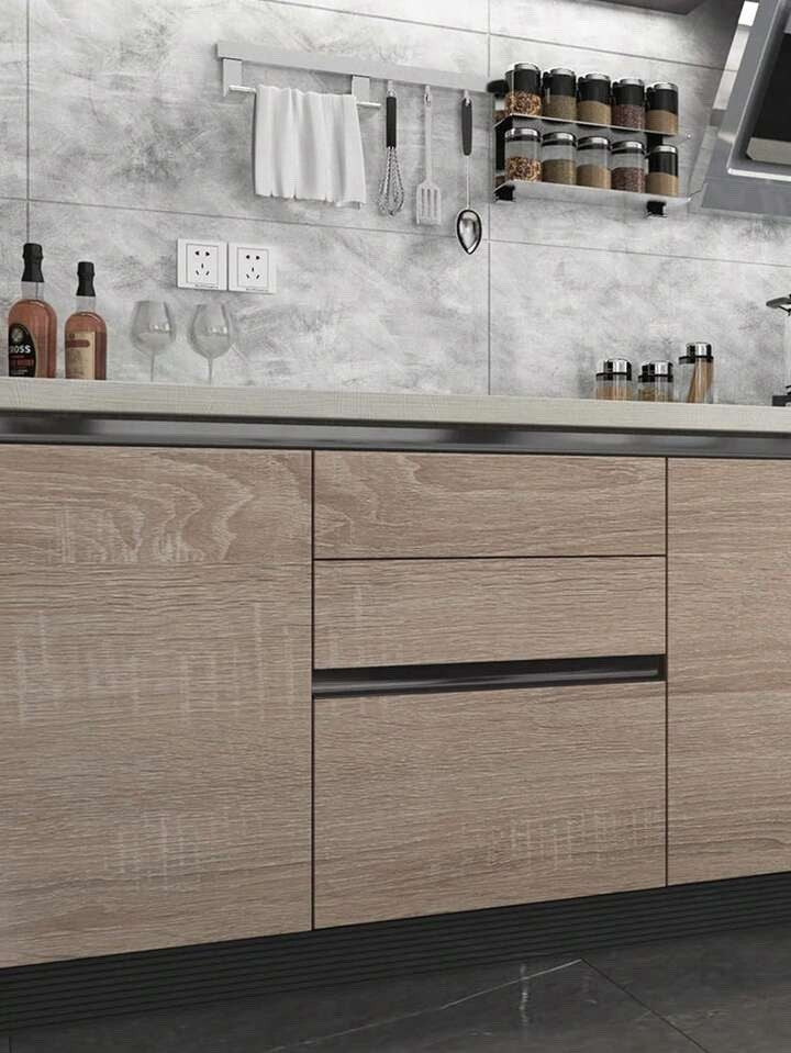 Self Adhesive Oak Wood Effect Vinyl Wrap Wallpaper Worktop Cupboard Film Sticker