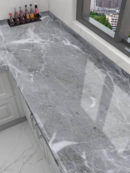 Self Adhesive Kitchen Worktop Covering Vinyl Wrap Cupboard Door Marble Stickers
