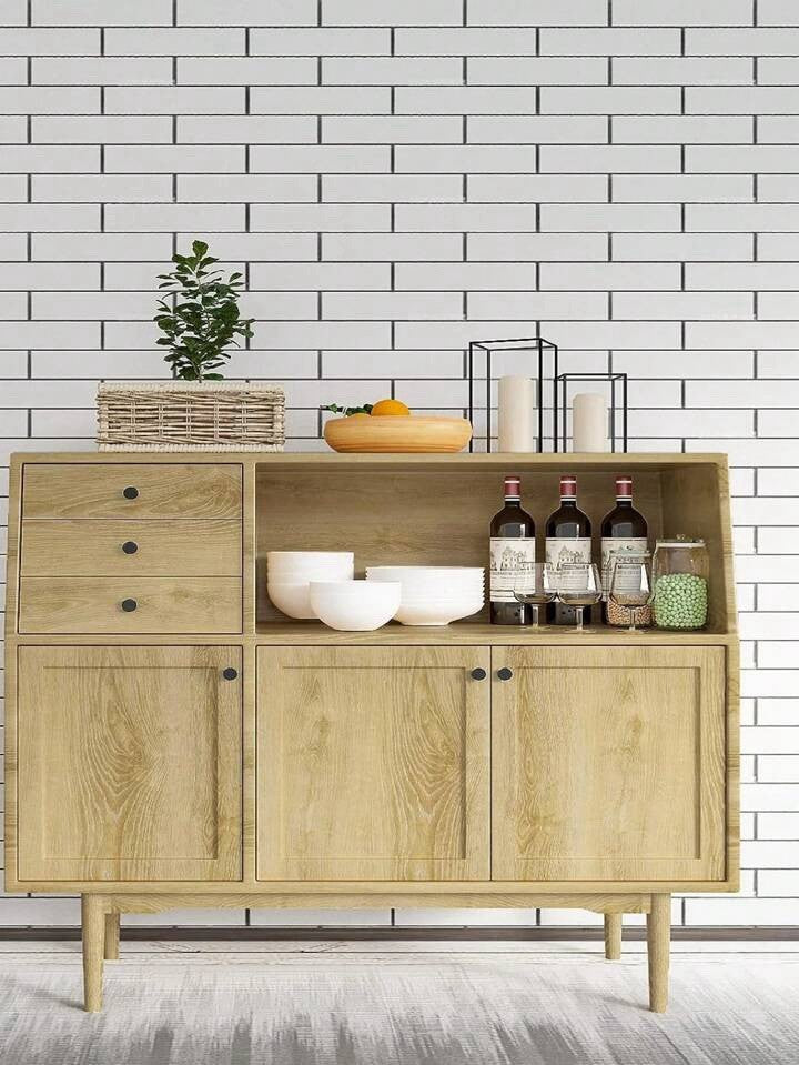 Self Adhesive Oak Wood Effect Vinyl Wrap Wallpaper Worktop Cupboard Film Sticker