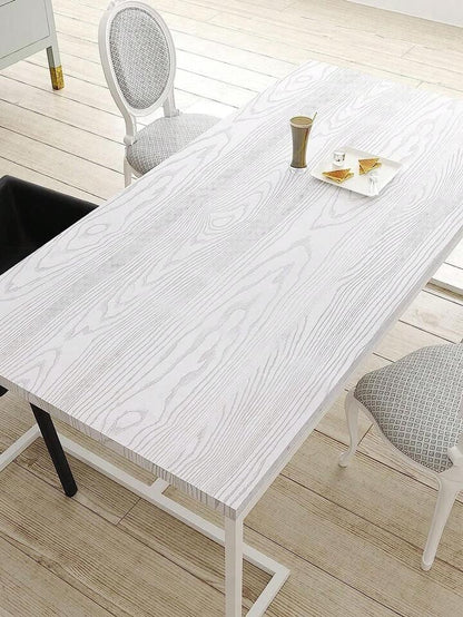 White Wood Effect Vinyl Wrap Self Adhesive Sticky Back PVC Covering Sheet