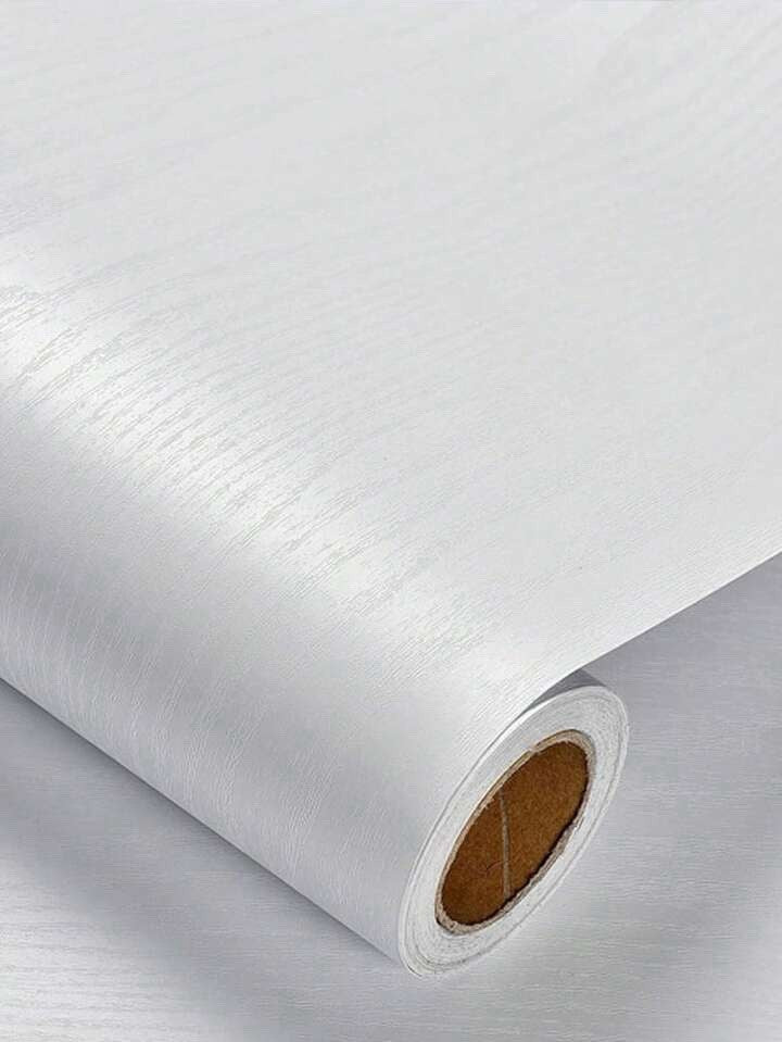 White Wood Effect Vinyl Wrap Self Adhesive Sticky Back PVC Covering Sheet