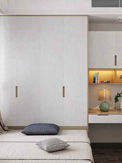 White Wood Effect Vinyl Wrap Self Adhesive Sticky Back PVC Covering Sheet