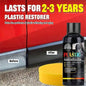 Car Plastic Restorer Trim Renovation Polish Faded Bumper Cleaner Shine Coating