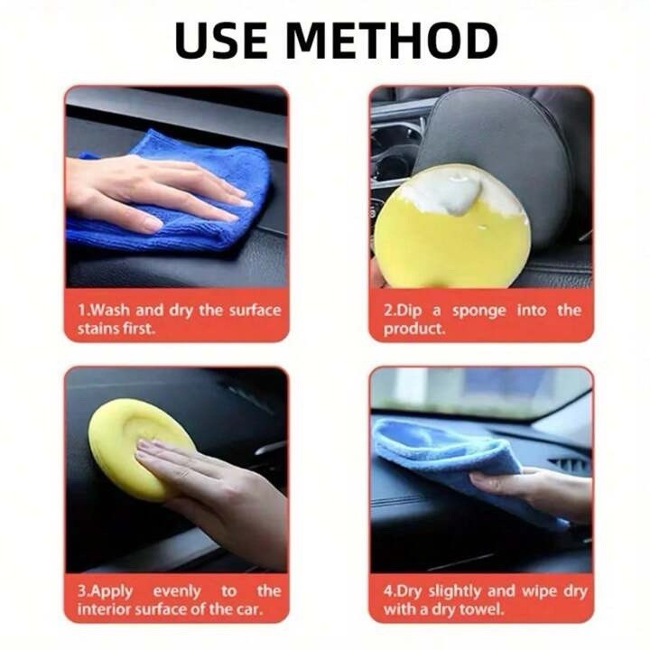 Car Plastic Restorer Trim Renovation Polish Faded Bumper Cleaner Shine Coating