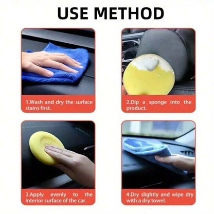 Car Plastic Restorer Trim Renovation Polish Faded Bumper Cleaner Shine Coating