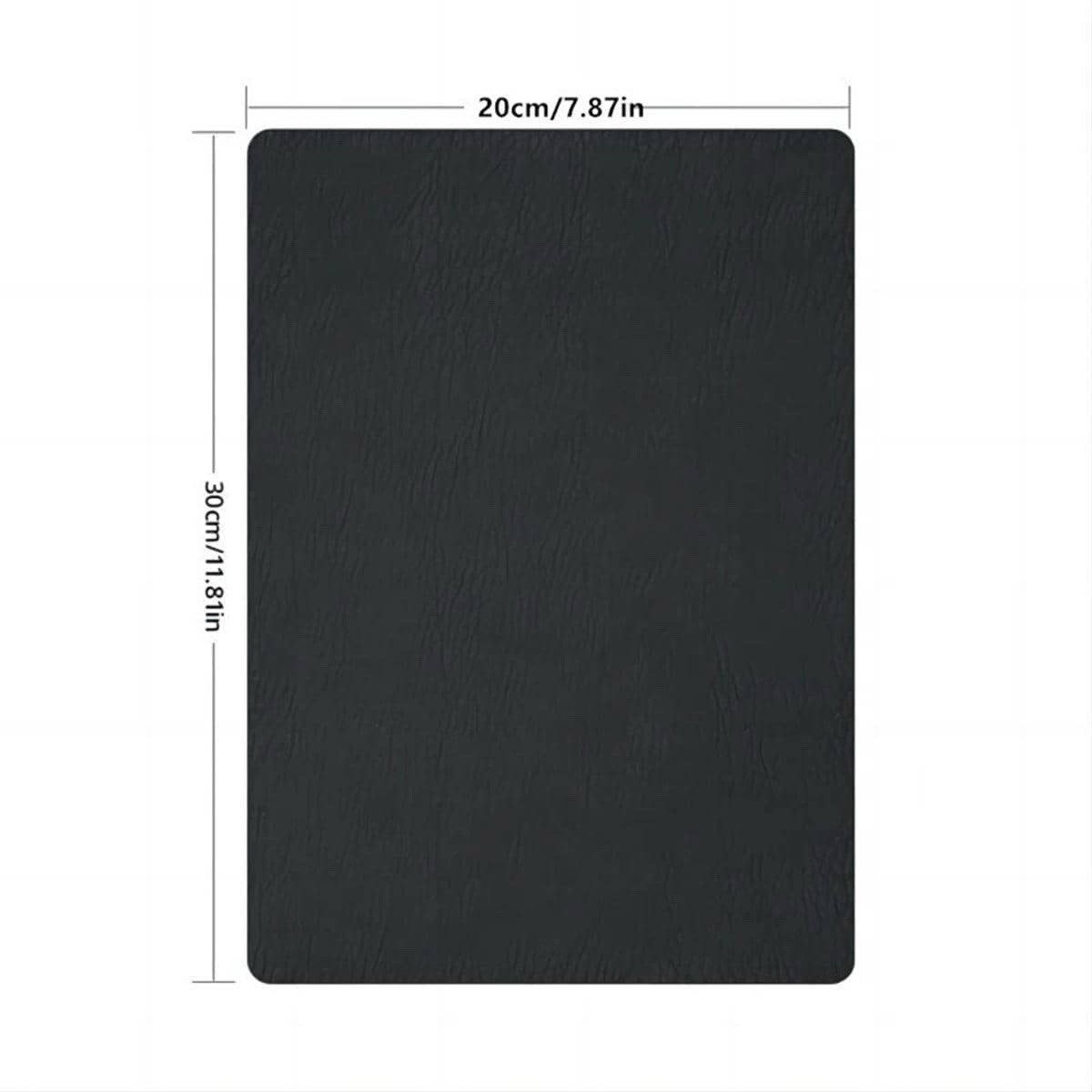 Black Leather Vinyl Wrap Self Adhesive Textured Sticker Furniture Covering