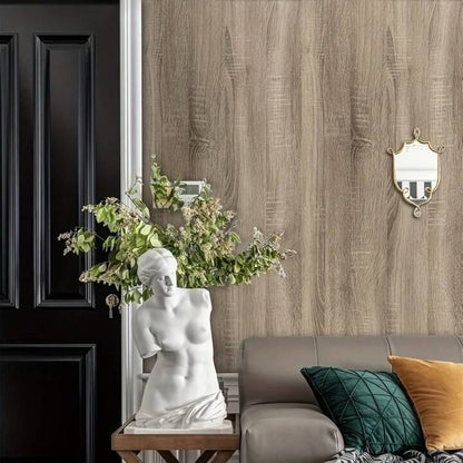 Rustic Dark Wood Vinyl Wrap Self Adhesive Worktop Countertop Sticker Waterproof