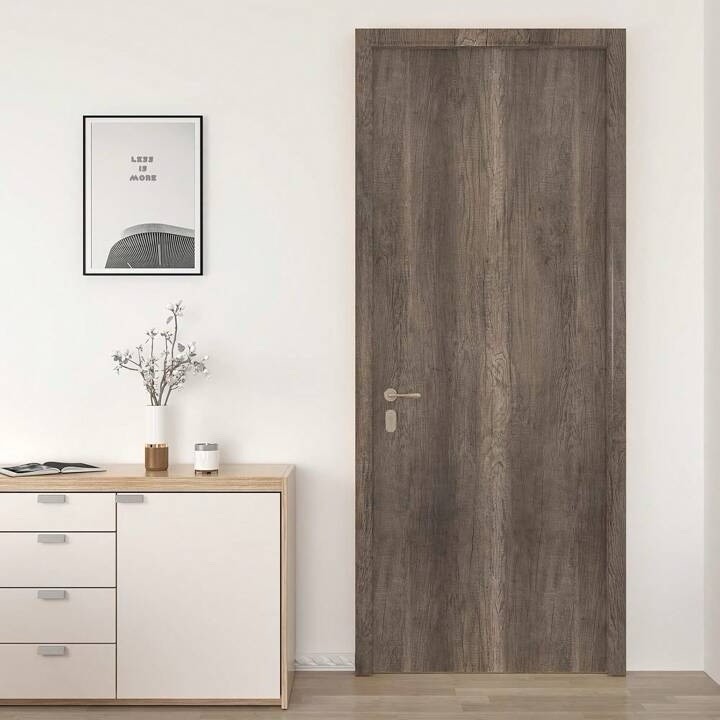 Rustic Dark Wood Vinyl Wrap Self Adhesive Worktop Countertop Sticker Waterproof