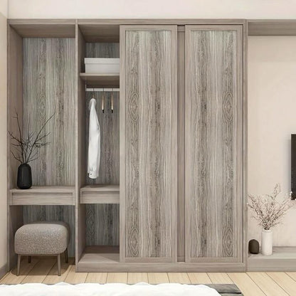 Rustic Dark Wood Vinyl Wrap Self Adhesive Worktop Countertop Sticker Waterproof