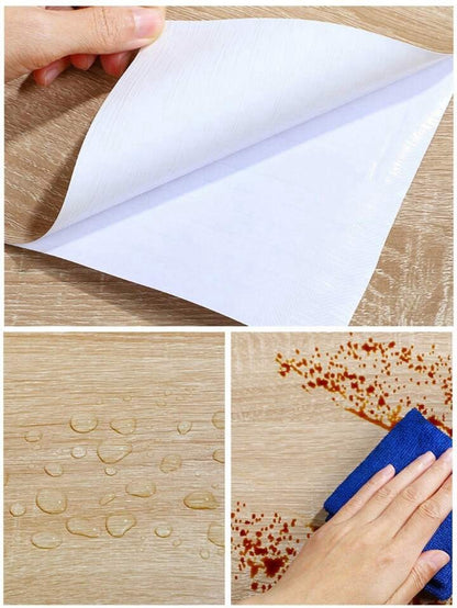 Light Oak Vinyl Wrap Self Adhesive Cupboard Worktop Waterproof Wood Effect