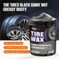 Tyre Wax 150g Black Shine Polish Protection Coating Anti-Dust Long Lasting