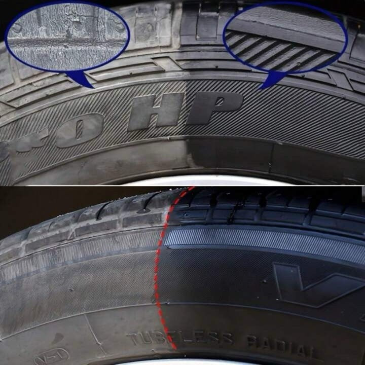 Tyre Wax 150g Black Shine Polish Protection Coating Anti-Dust Long Lasting